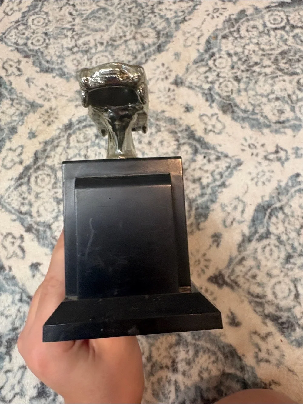 Men's Silver-Tone Football Trophies